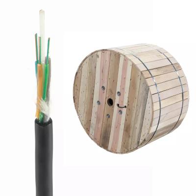 China Overhead FRP Reinforce Outdoor Member Fiber Optic Cable 24 Core GYFTY for sale