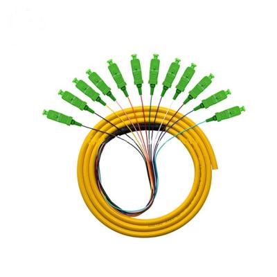 China Ftth factory wholesale LSZH 12 indoor fiber optic connectors FTTH connectors FTTH pigtail for sale