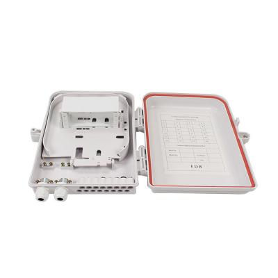 China Ftth outdoor fttx factory price PLC splitter distribution box fiber termination boxes 1X8 FTTH box for sale