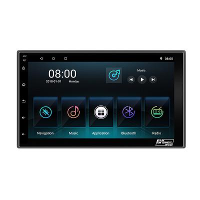 China Built-in GPS Universal 7 Inch Player Stereo Dual IPS BT Wifi Head Unit Screen With 2din Dash Android Car Radio DVD Player for sale