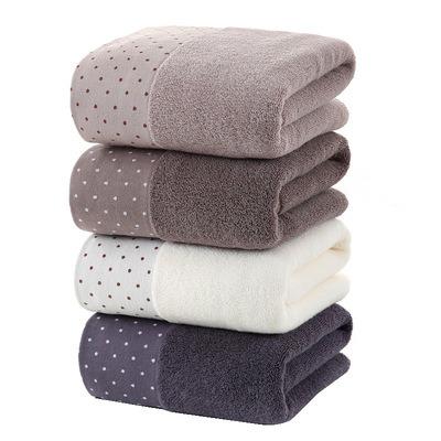 China Long-staple QUICK DRY combed cotton towel pure cotton face dark wash thickened custom LOGO non-linting three-piece absorbent bath towel for sale