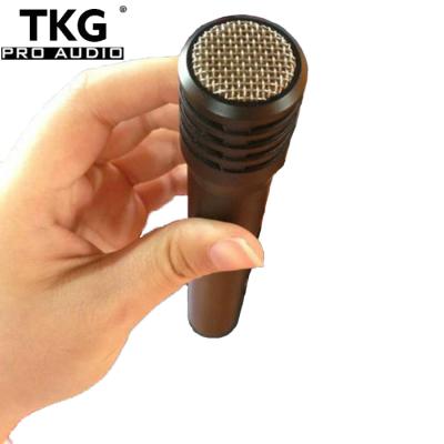 China TKG Handheld Microphone Wired Cardioid XLR Studio Recording Condenser Instrument Microphone for Acoustic Instruments for sale