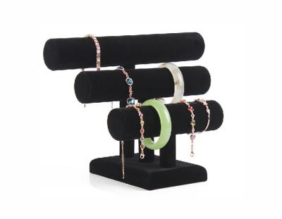 China 3 Layers T-Bar Jewelry Display Triple 6