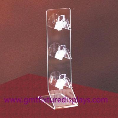 China Clear Acrylic Eyeglasses Display Rack Plexiglass Sunglasses Counter Display Stand for sale