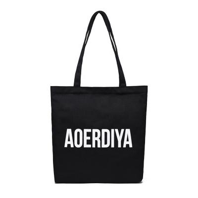 China Recyclable Bags For Shopping With Logo Organic Tote Bag Cotton Canvas Bag for sale