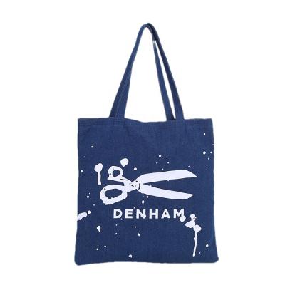 China Recyclable Tote Bag With Custom Printed Logo Reusable Shopping Cotton Canvas Tote Bag for sale