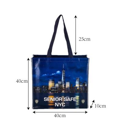 China Recyclable customized reusable packaging shopping bag with logo eco non woven bag for sale