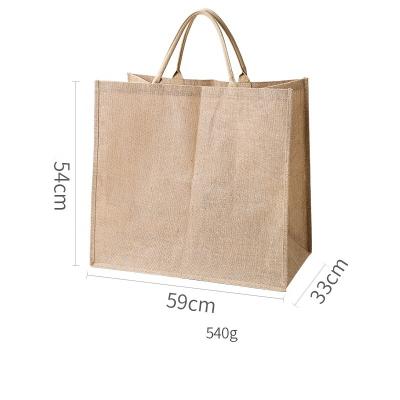 China Retro Waterproof And Eco - Friendly Recyclable Yellow Canvas Single Shopping Portable Tote for sale