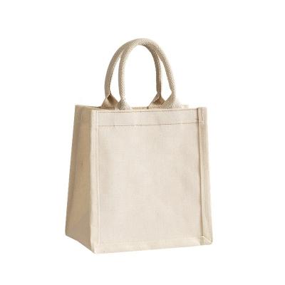 China Guo Tide Canvas Retro National Environmental Protection Bag Women Cotton Jute Recyclable Bag for sale