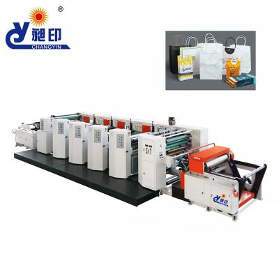 China ZXYT-41000 four color label label high speed flexographic paper printing machine printing for adhesive tape for sale