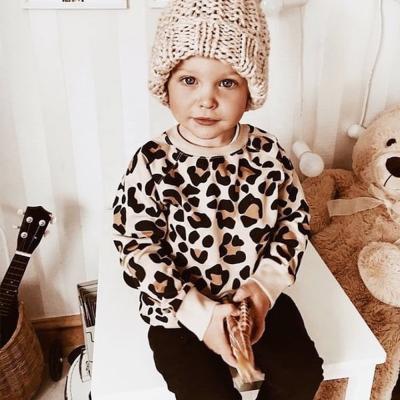 China Breathable Toddler Kids Sweatshirts Bunny Leopard Print Baby Boy Tops for sale