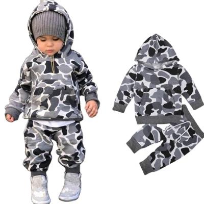 China 2021 Casual Fashion Autumn Camo Long Sleeve Kids Toddler Clothing Boutique Baby Boy Winter Casual Clothes for sale