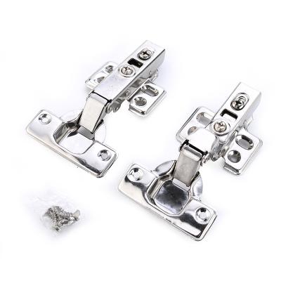 China 304 Stainless Steel Hinges Modern Kitchen Door Hinge Furniture Damper Furniture Hinge Door Hardware Buffer Narrow Tool for sale