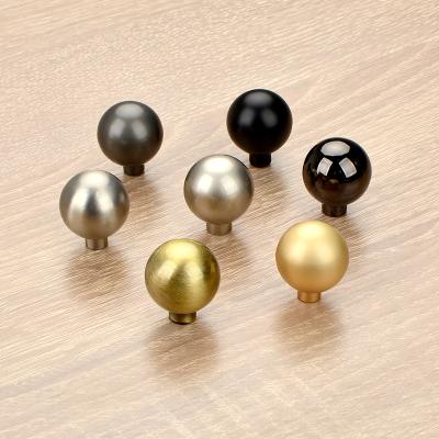 China Contemporary Solid Dooroom Furniture Handles Around Chinese American Pastoral Wardrobe Dresser Cupboard Cabinet Door Drawer Pulls Knobs for sale