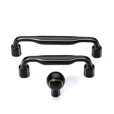 China Modern Minimalism Door Handles Pulls Cabinet Hardware Wardrobe Cupboard Handles Drawer Knobs Pulls and Buffet Knobs for sale