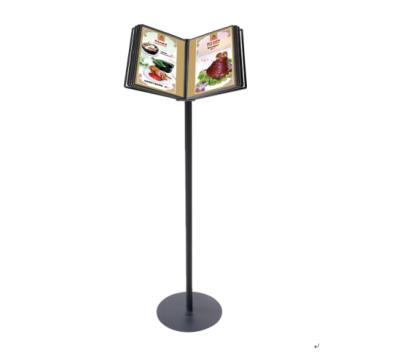 China Plexiglass.Acrylic 20 pages floor stand holder, reference, sign holder, poster display stand for sale