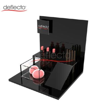 China Show Different Kinds Of Cosmetics Both Wholesale Acrylic Cosmetic Lipstick Display Stand Makeup Organizer For Lipstick, Eyeshadow, Brusher for sale