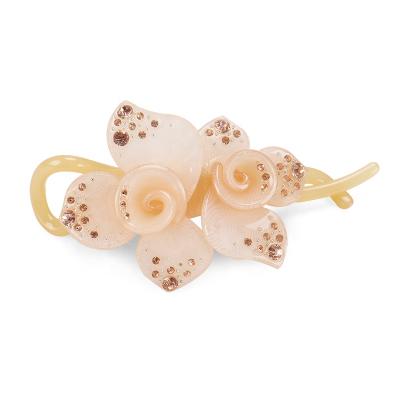 China Eco-Friendly/Recyclable/Fancy Banana Floral Design Newest Banana Clips Acrylic Hair Clips For Hair Fashion Colorful Banana Hair Clips for sale