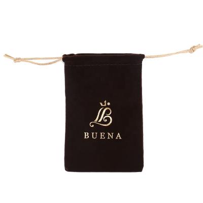 China Custom Logo Jewelry Velvet Pouches Velvet Gift Bags for sale