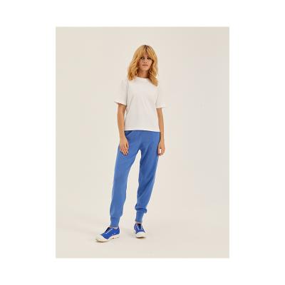 China Factory Price Autumn Solid Breathable Comfortable Full Length Knit Autumn Pants for sale