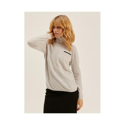 China High Quality Autumn Solid Soft Breathable Regular Winter Pullover Sweater Women for sale