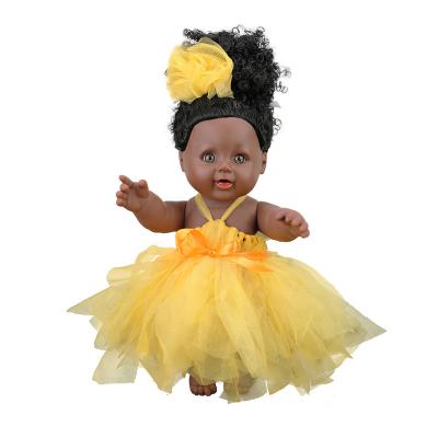 China Black Changeable Doll Products 12inch Christmas Dressing Toys Newborn Kids Baby For Girls for sale