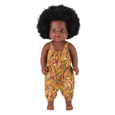 China Changeable Dressing Black Dolls For Kids Baby Black Dolls With Afro Hair for sale