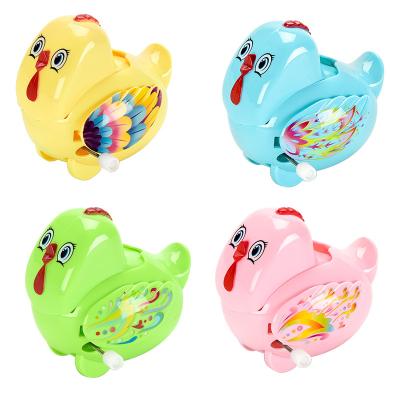 China Playing wholesale cute little wind up simple plastic toy price wind up chicken toys for kids gift for sale