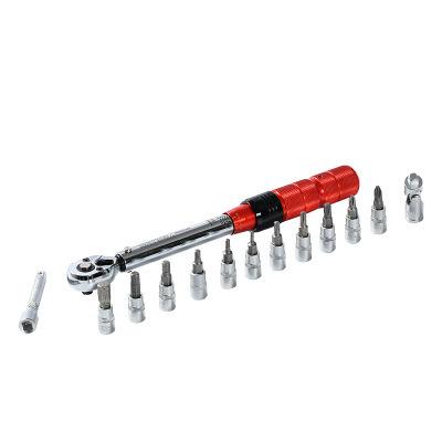 China Multi Functional Mini Torque Wrench Set For Bike Ratchet Torque Wrench Set Repairing Tools for sale