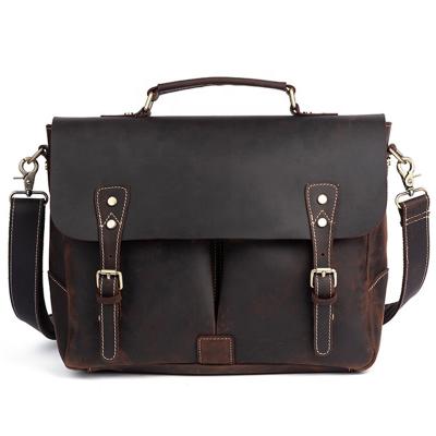 China GENUINE LEATHER Men Wholesale Real Leather Multicapacity Messenger Bag Sling Shoulder Bag for sale