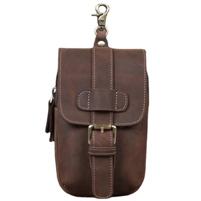 China New Design Men Fashion Cow Leather GENUINE LEATHER Sling Sport Cross - Body Bag Chest Bag for sale