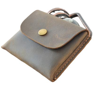 China Vintage Latest Design Coin Wallet New Arrival Genuine Leather Change Purse Unisex Small Coin Purse for sale