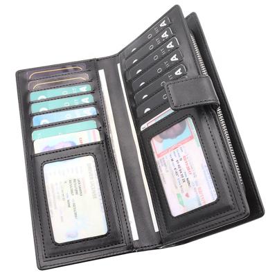 China Fashion Fashion Custom Made Unisex Genuine Leather Cell Phone Wallet Long Clutch Wallet for sale