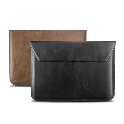 China Wholesale Genuine GENUINE LEATHER Laptop Sleeve Unisex Leather Bag for sale