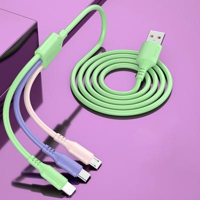 China USB 3.0 Android Cable Line 3 in 1 Function Magnetic Multi USB Charger Cable for iphone 13 12 11 pro for sale