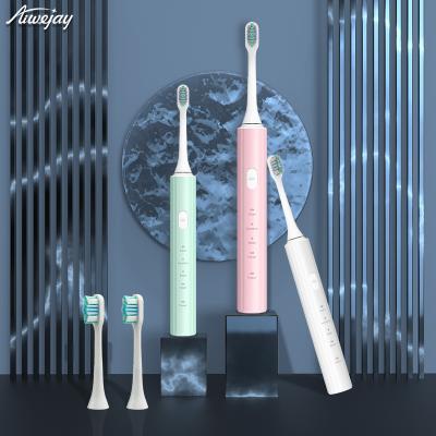 China OEM Disposable Column Adult Roman Magnetic Suspension Electric Toothbrush Sound Wave Intelligent Waterproof Direct Filling Lazy for sale