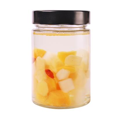 China High Quality Hot Selling Glass Household Products Glass Container Organic Pure Natural Pure Honey Glass Different Capacity Container for sale