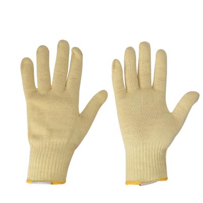 China Breathable Stretchy Anti - Cut Aramid Flame Retardant FR EN388 Cut Resistant Gloves Heat Resistant Work Gloves for sale