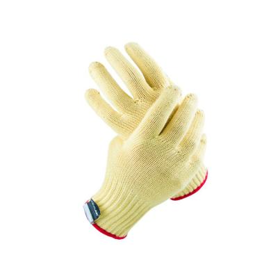 China Breathable Stretch Anti - Cut Flame Retardant 13G Para Aramid EN388 Cut Resistant Gloves Heat Resistant Work Gloves for sale