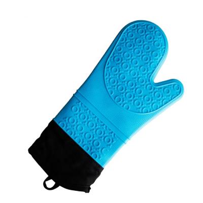 China Professional Silicone Heat Resistant Oven Mitt Oven Mitts Liner Cooking BBQ Waterproof Heat Resistant Gloves for sale