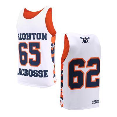 China Wholesale Customized Cheap Reversible Lacrosse Aprons 100%Polyester Sublimation Tank Tops for sale