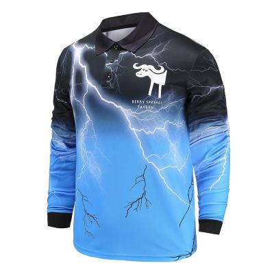 China Custom Made High Quality E-gloss 100% Polyester Polo Shirts Anti-wrinkle Cotton Sublimation Polo Shirts For Men for sale