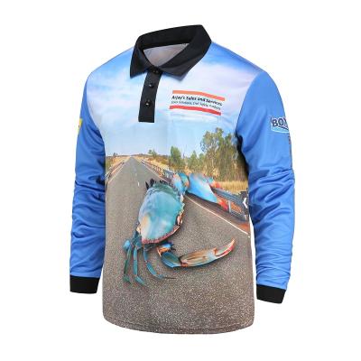 China Wholesale Anti-UV Fishing Tank Tops Slim Sublimation Fishing Shirt UV-Protection Shirts Long Sleeve for sale