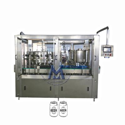 China Beverage Aluminum Tin Can Filling Machine / Beer Can Filling And Sealing Machine for sale