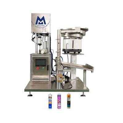 China High Precision Manual Semi Automatic Filler Grease Tube Cartridge Silicone Sealant Capping Filling Machine for sale