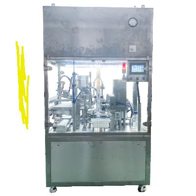 China Automatic 10ml Prefilled Cosmetics Butcher Pre Filled Glass Syringe Gel Filling Machine for sale