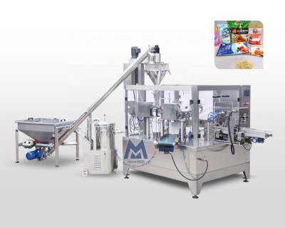 China Automatic Food Auger Chocolate Spices Masala Chili Curry Turmeric Sealing Powder Filling Packing Machine for sale