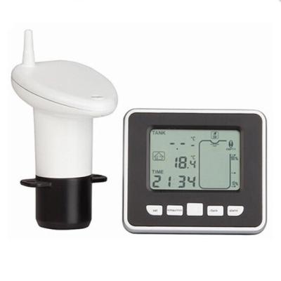 China Wireless Ultrasonic Room Thermometer Ultrasonic Level Gauge Water Level Meter Display Screen Measurable Ambient Temperature 10.5*9.3*2.5cm for sale