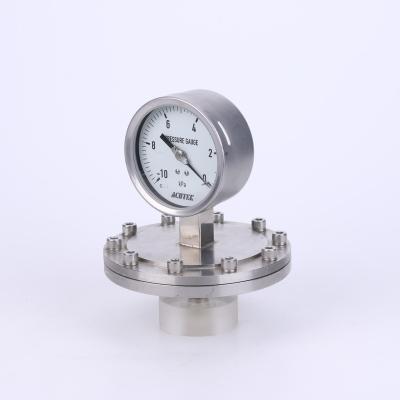 China HH003 Diaphragm Stainless Steel Pressure Gauge for sale