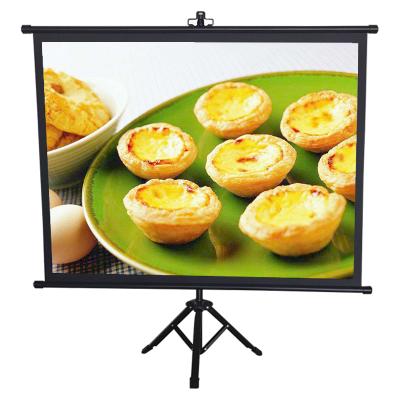 China Mini Tripod Tripod Portable Projector Screen Ultraportable Tripod Projection Screen Foldable for sale